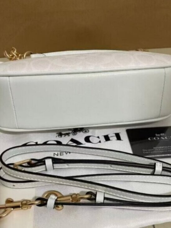 📮📮📮NWT coach Teri Shoulder Bag In Signature Canvas CA548 - Picture 3 of 6